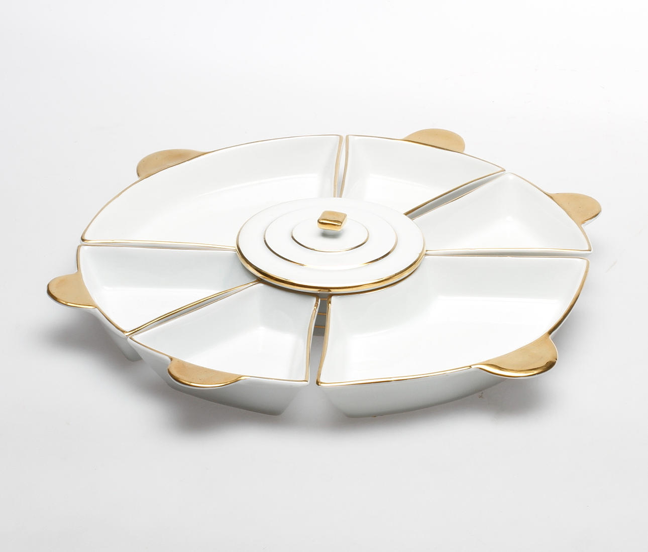 CABARET, 7 delar, porslin, Edward Hald, Karlskrona.