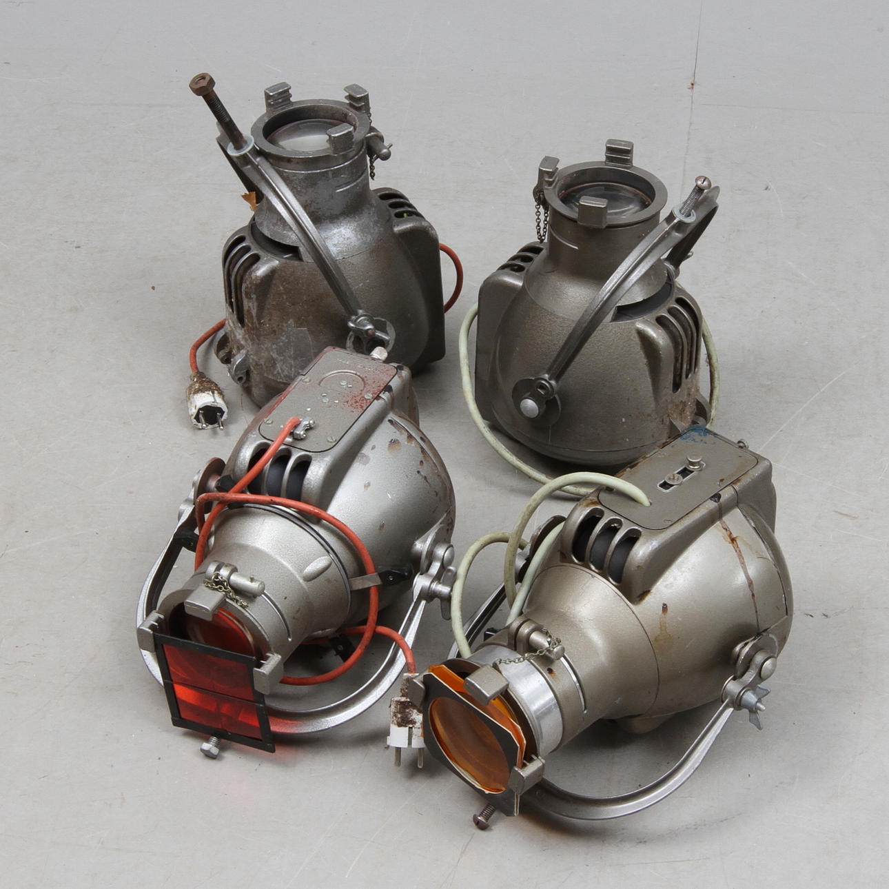 STRÅLKASTARE, 4 st, Strand Electric, England.