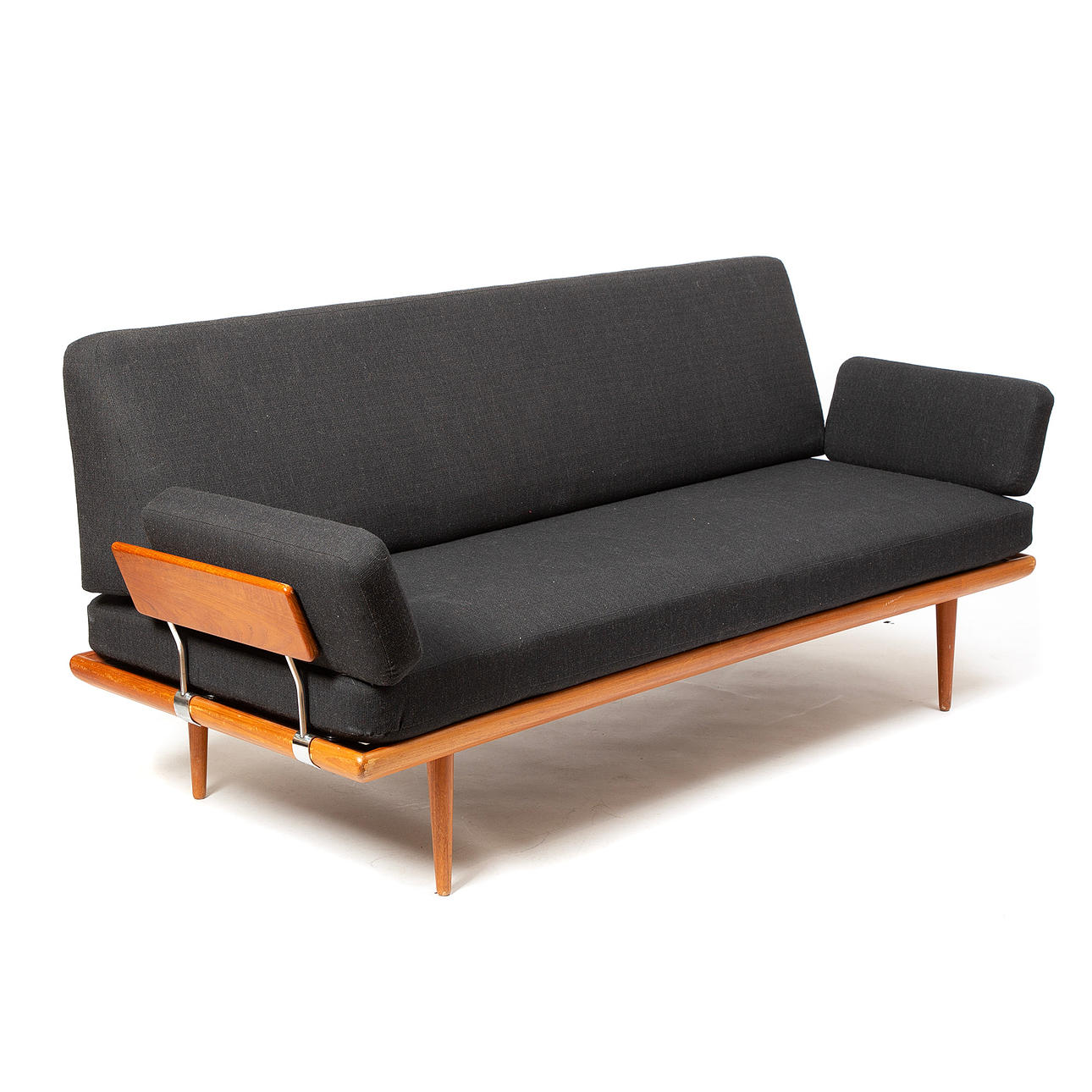 PETER VITT & ORLA MØLGAARD NIELSEN. SOFA, teak, „Minerva“, Frankrig & søn, Danmark.
