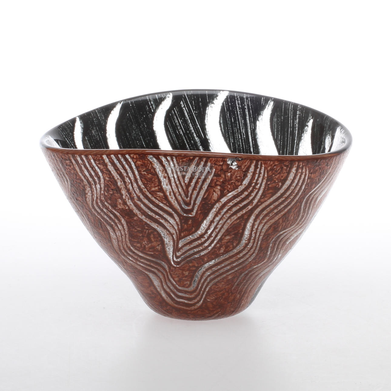 SKÅL, glas, "Tonga", Monica Backström, Kosta Boda.