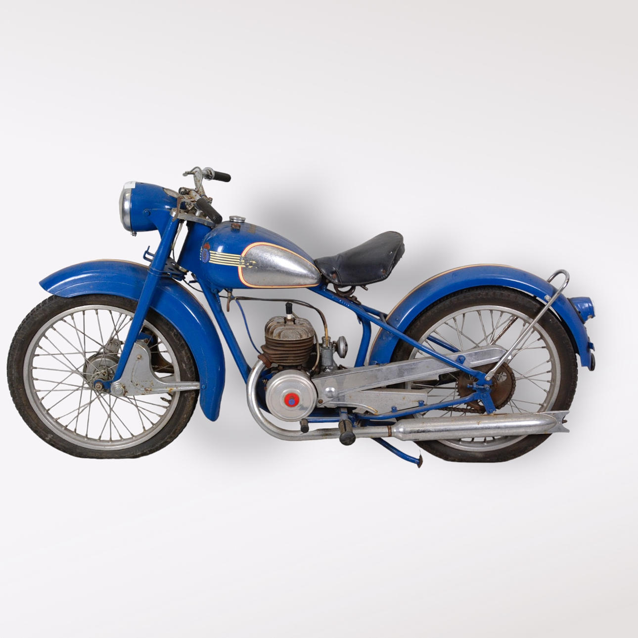 MOTORCYCLE, Husqvarna Blue Ant, 1950s.