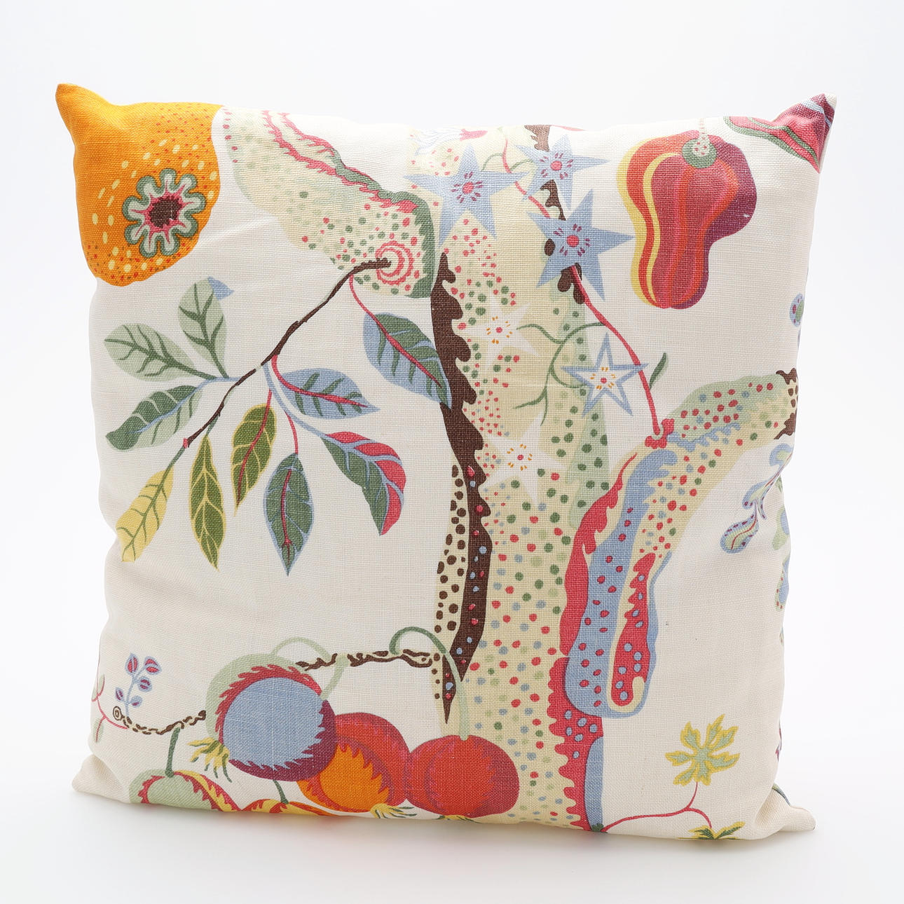 JOSEF FRANK. Pillow, “Vegetable tree”, Swedish tin.