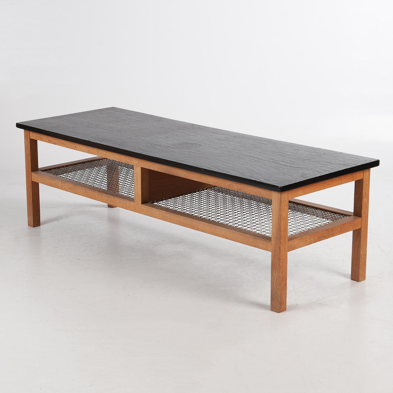 SOFABORD/BÆNK, EG OG SORT SKIFER.