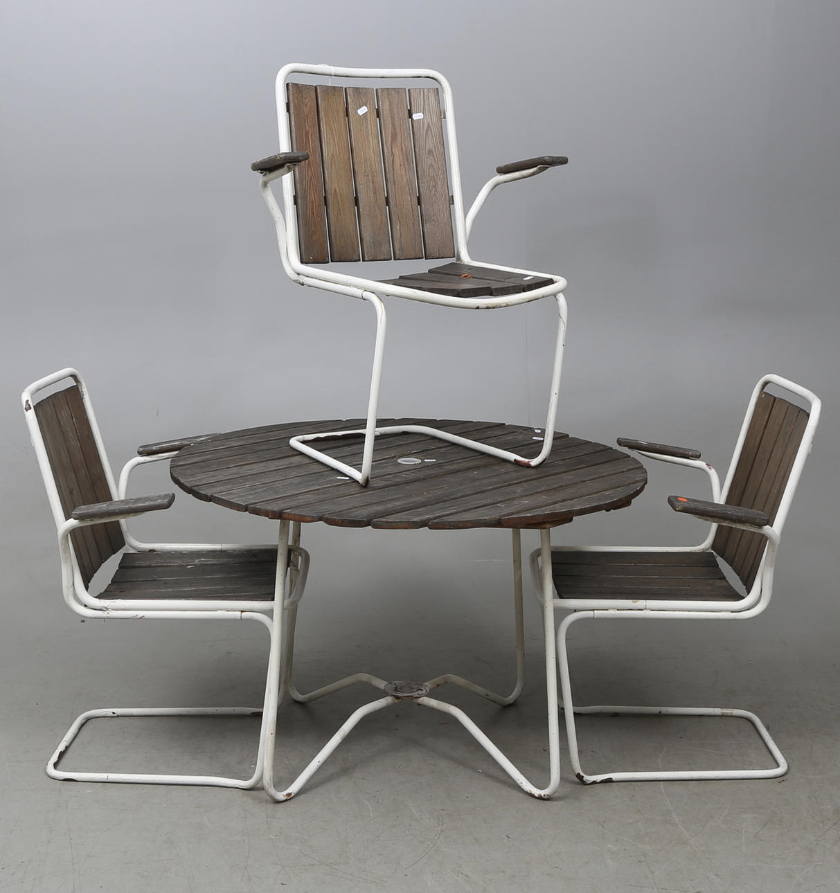 TRÄDGÅRDSMÖBEL, 4 delar, 1900-tal.