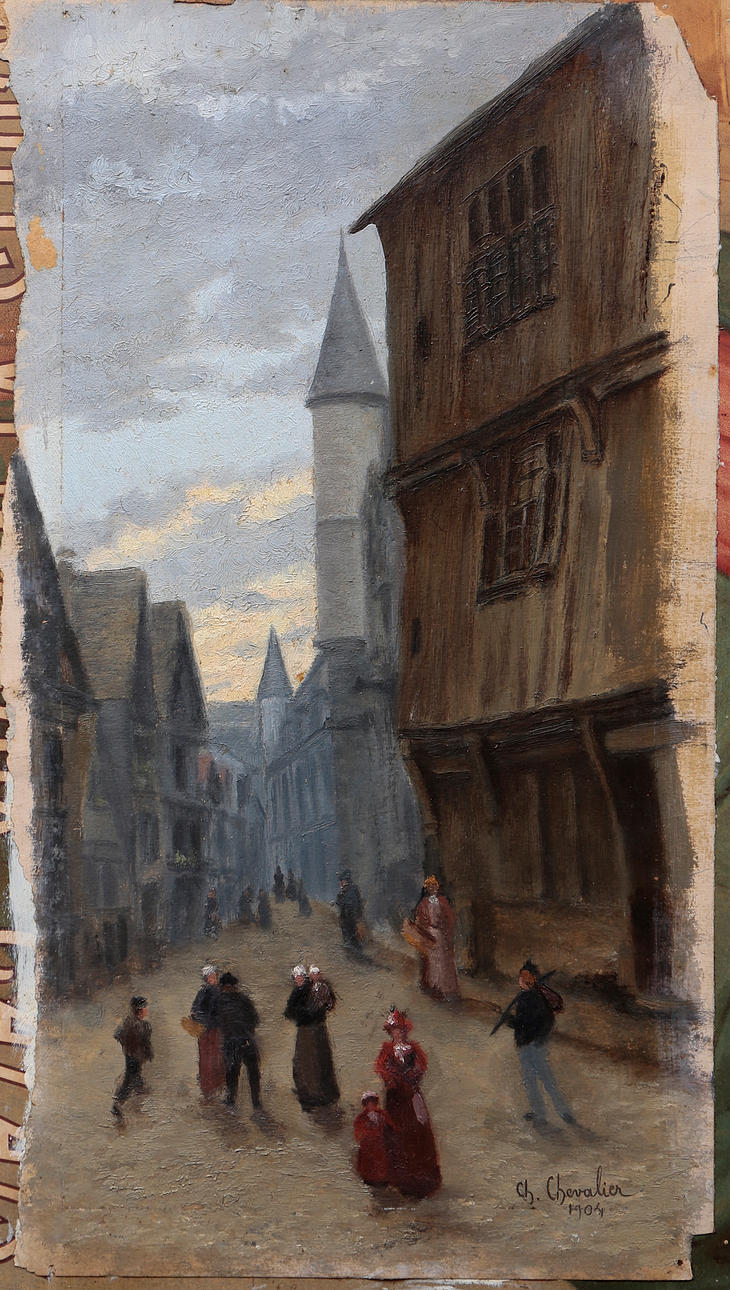 CHARLES CHEVALIER. Urban view.