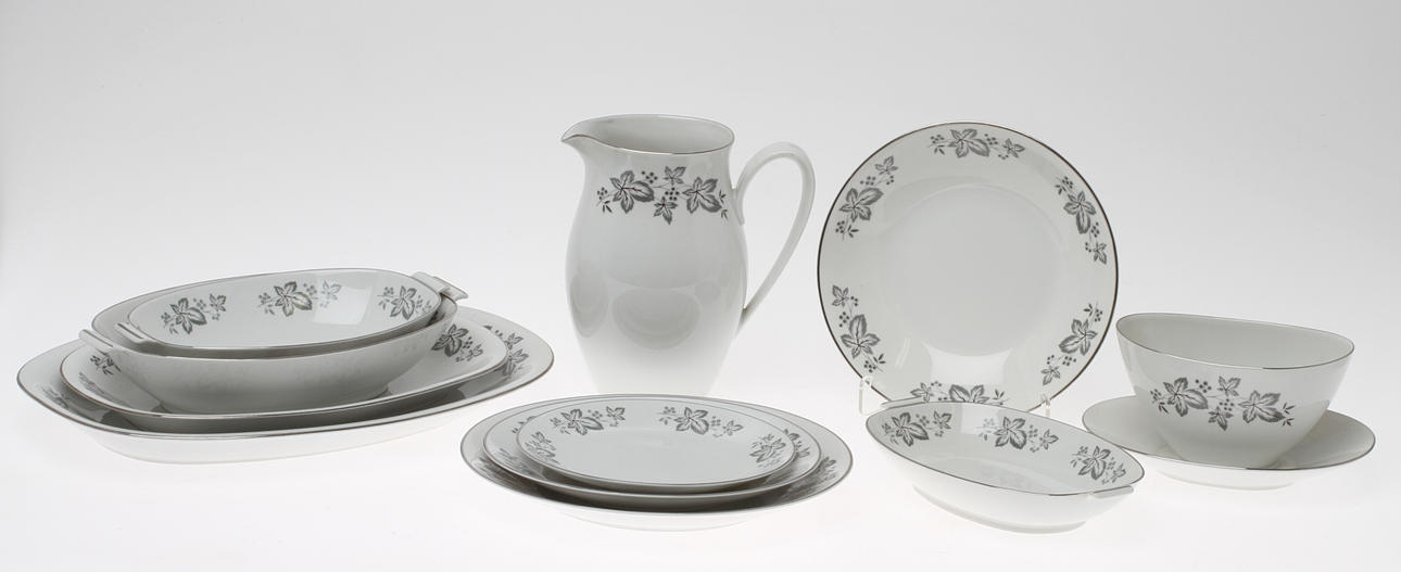 MATSERVIS, 58 delar, porslin, "Paulina" Rörstrand.