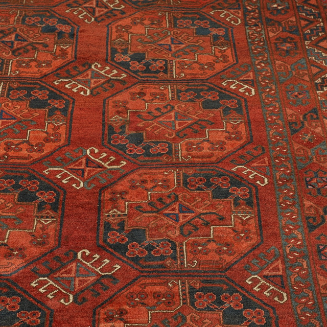 AN ERSARI AFGHAN CARPET.