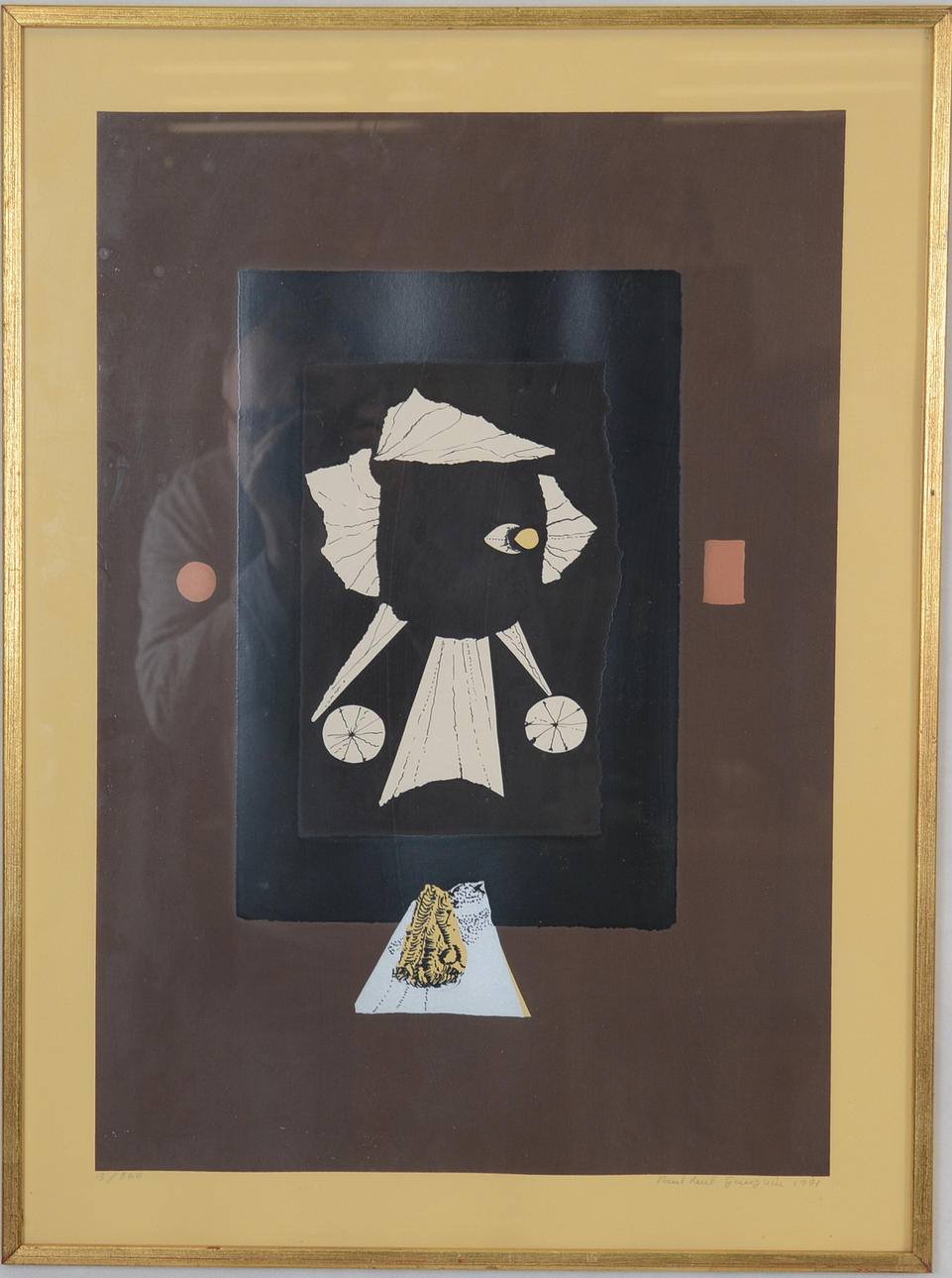 PAUL RENE GAUGUIN. Färgserigrafi.