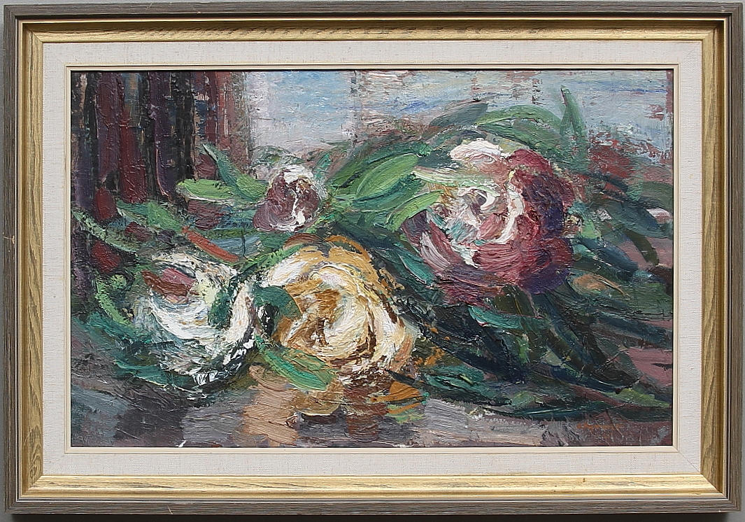 SVEN HAGMARKER. Olja på duk, signerad.