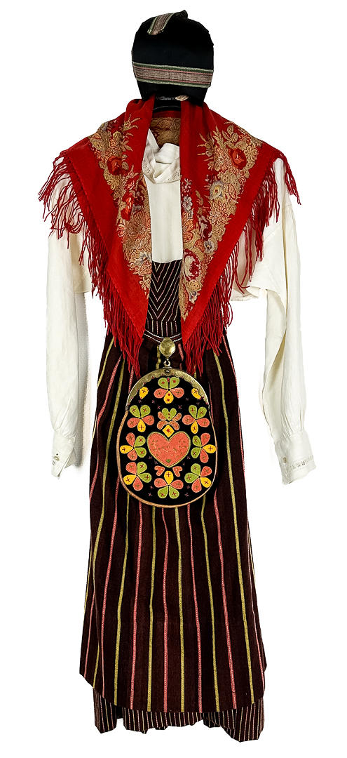 FOLKDRÄKT, Jämtland, Strömsund.