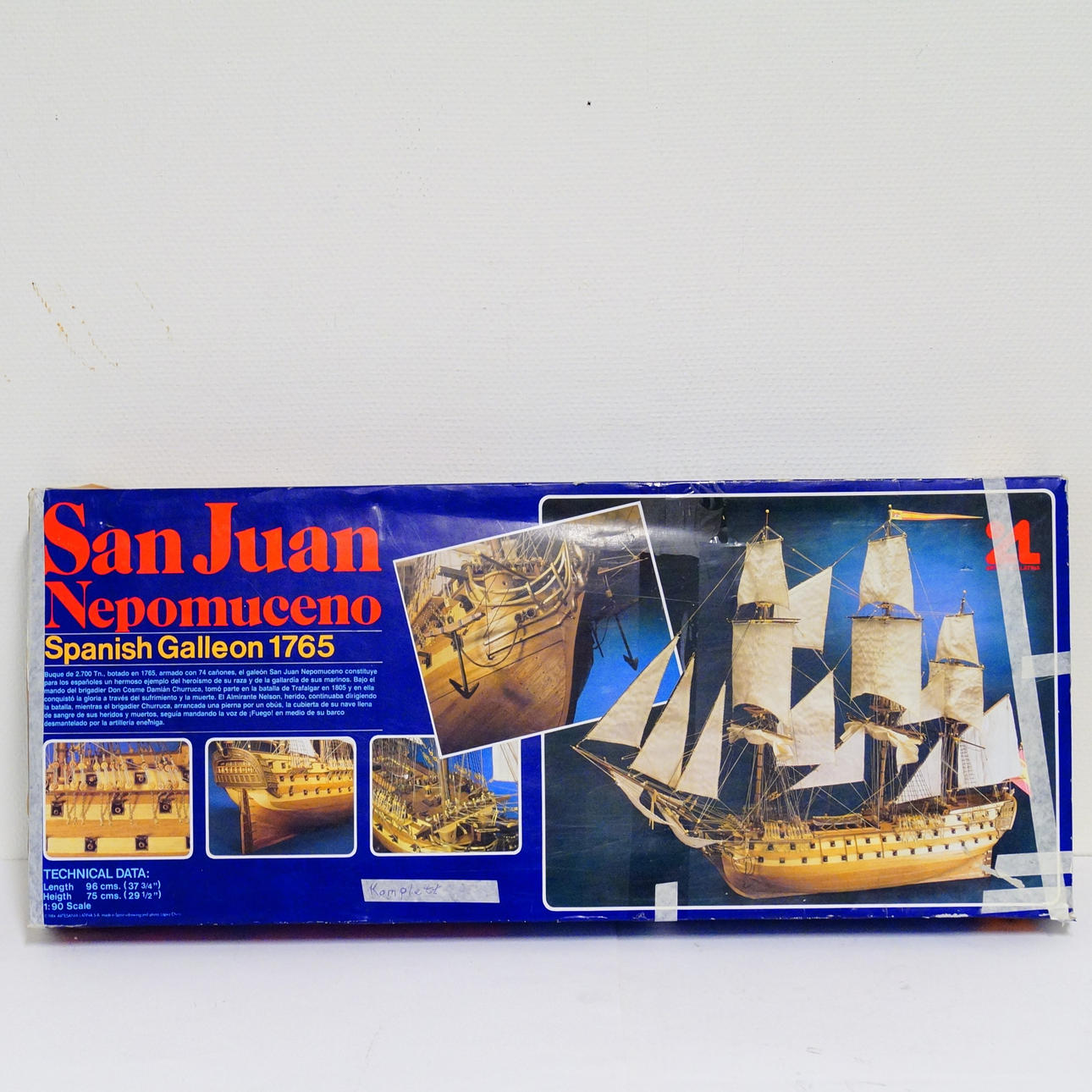 MODELLSKEPP, Byggsats, "San Juan".