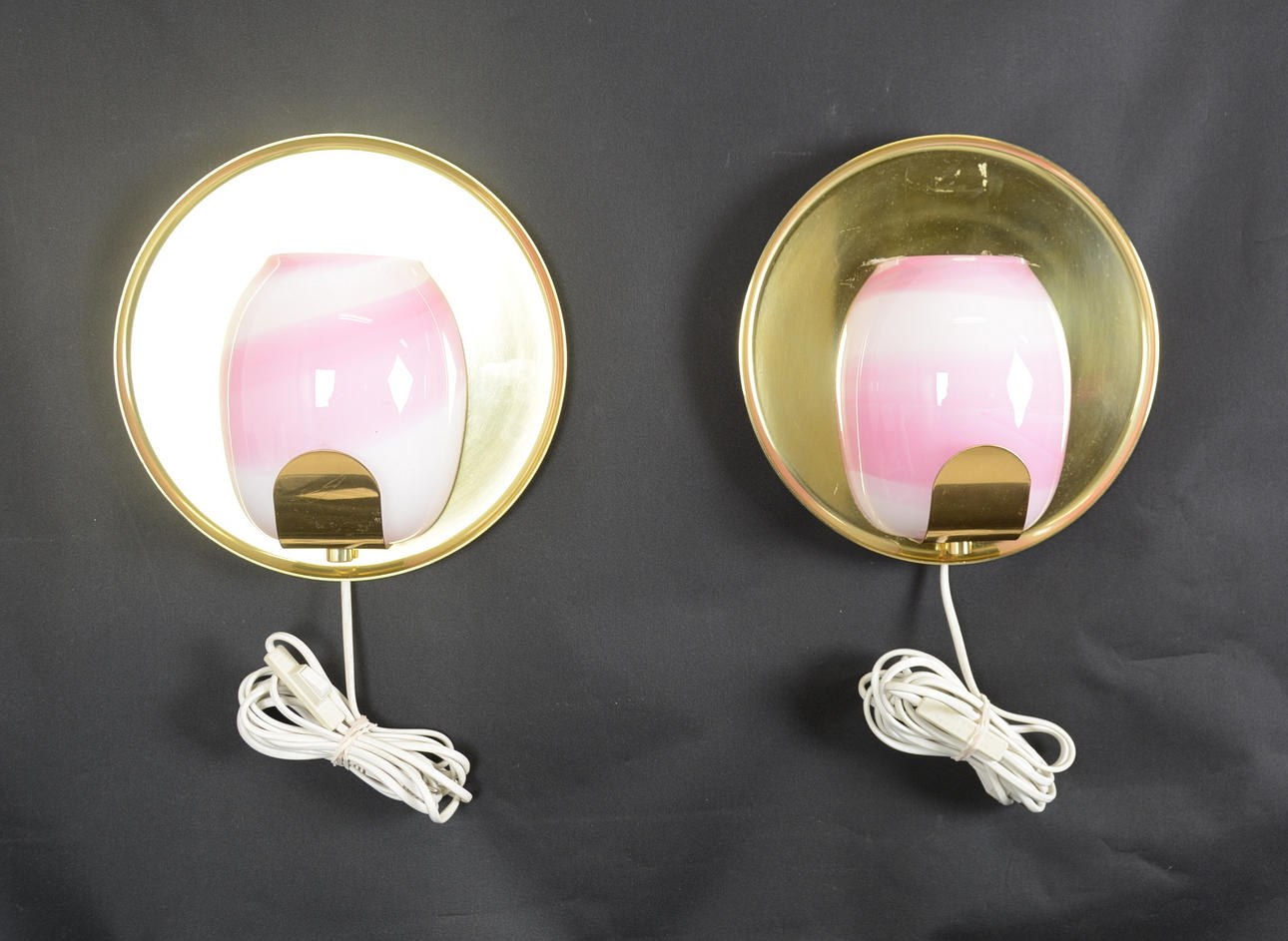 VÄGGBELYSNING, 1-par, mässing, Atelje Lyktan, Åhus.