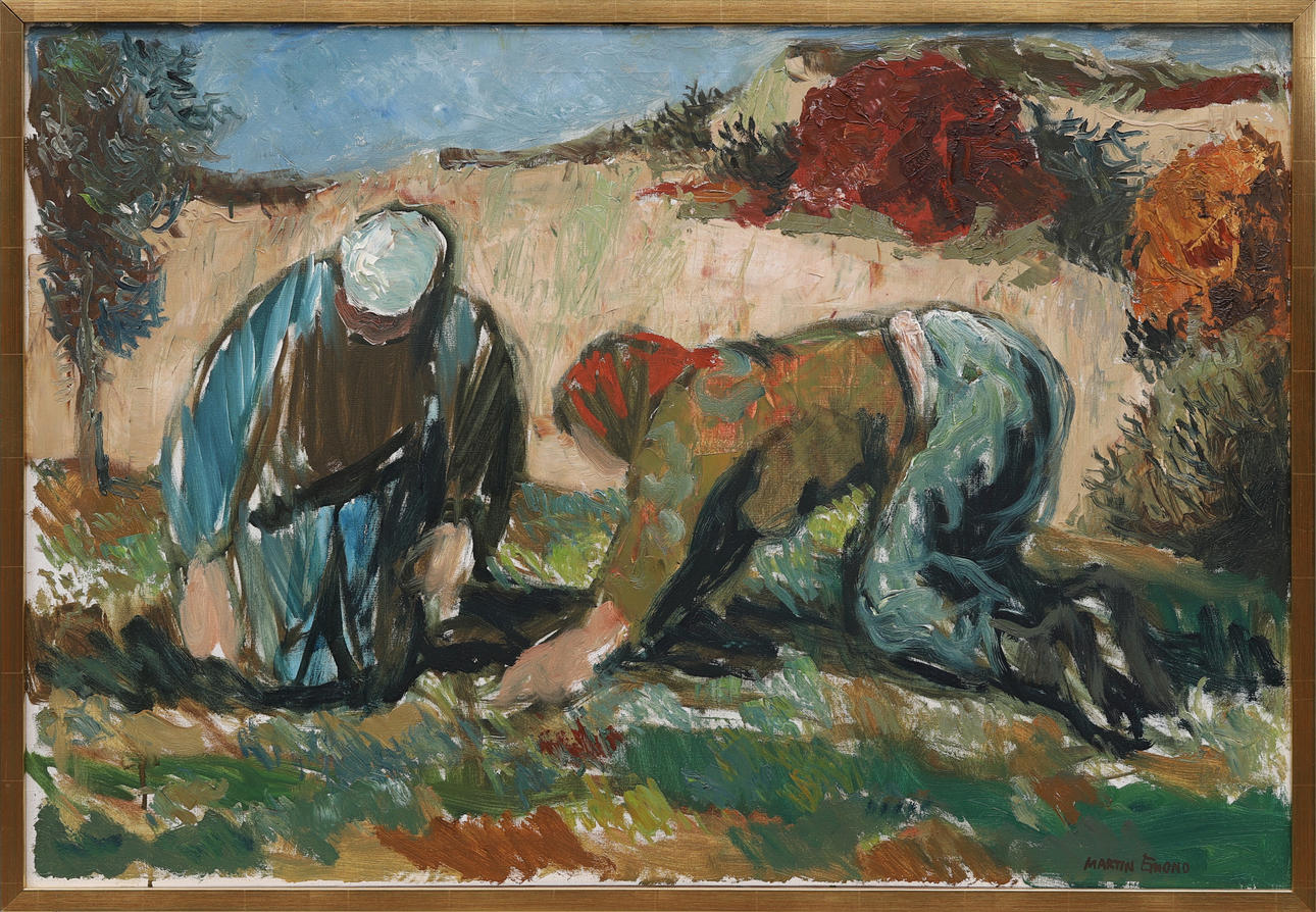 MARTIN EMOND. Oil on canvas, signed.