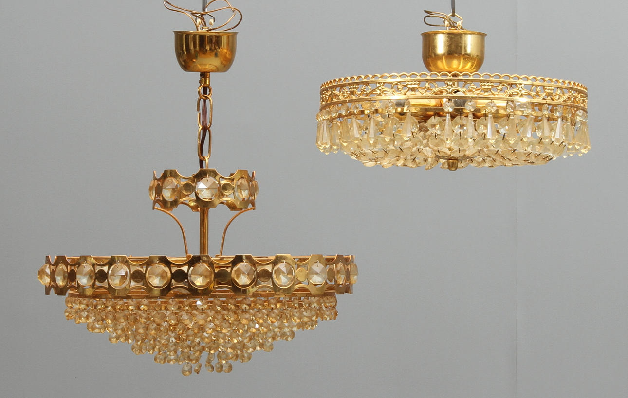 LJUSKRONOR, 2 st, 1900-tal.