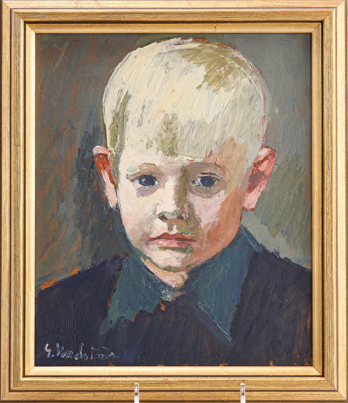 GERHARD NORDSTRÖM. olja på pannå, signerad. Konst - Måleri - Auctionet