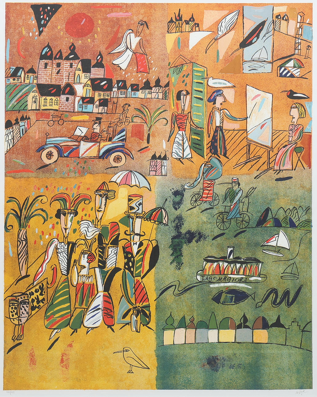 MADELEINE PYK. “LAGO MAGIORI”.