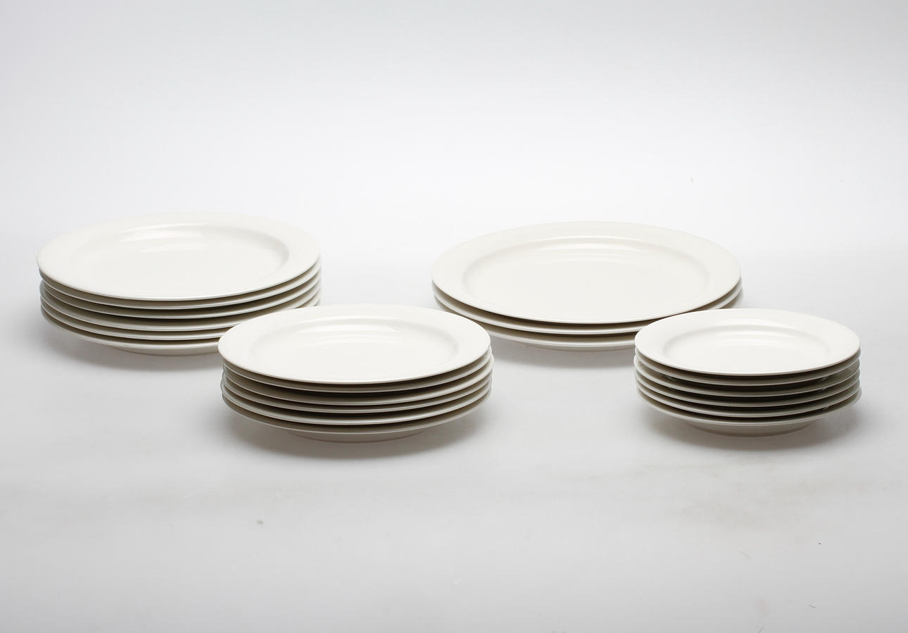 SERVISDELAR, 25 delar, porslin, "Arctica", Arabia, Finland.