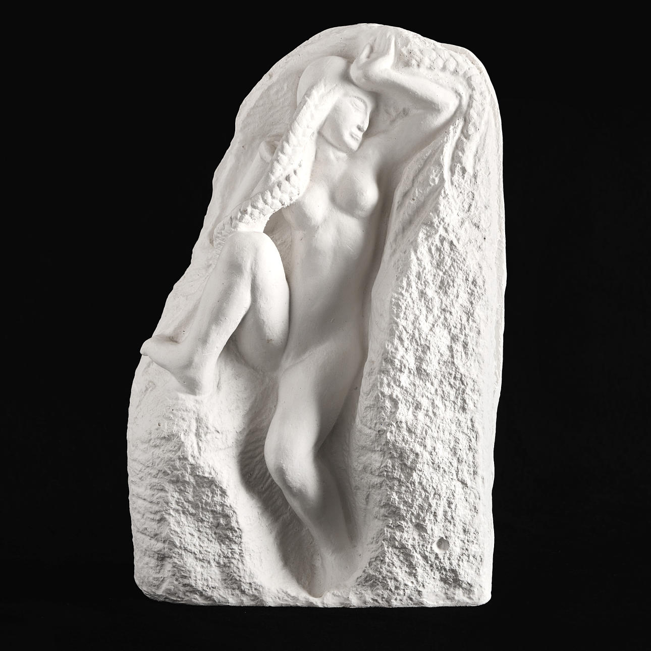 CARL MILLES, efter, "Dans med Flätor", gips.