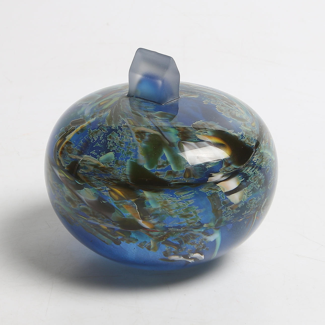 SKULPTUR, glas, "My Universe", från Earth serien. Bertil Vallien. Kosta Boda.