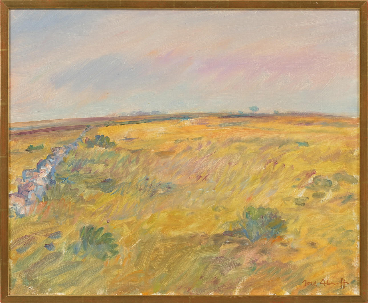 TORE AHNOFF. "Alvardiset drar", olja på duk.