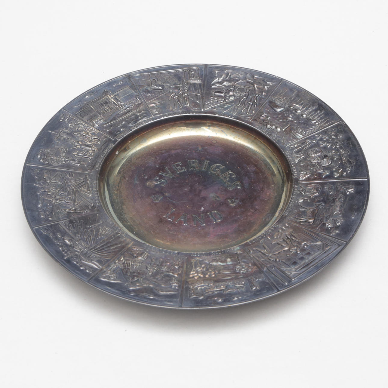 Fad, sterlingsølv, svensk indretning.