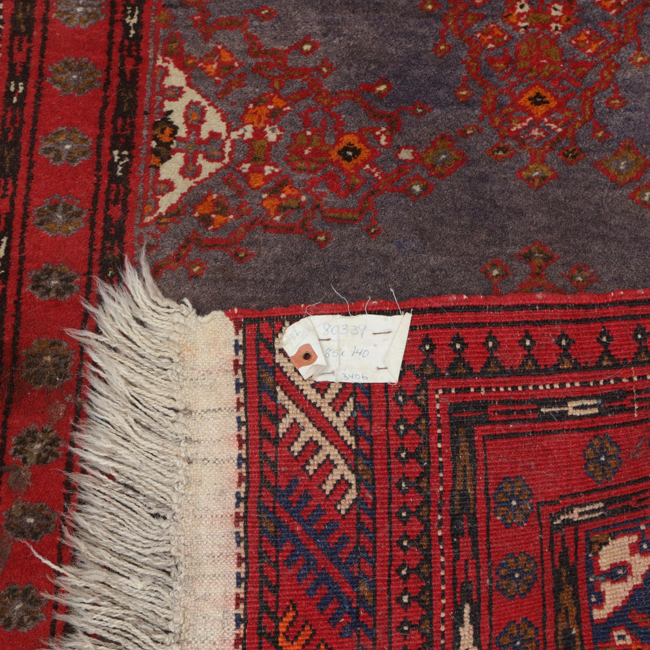 MATTA, röd/blå. Mattor & Textil - Mattor - Auctionet