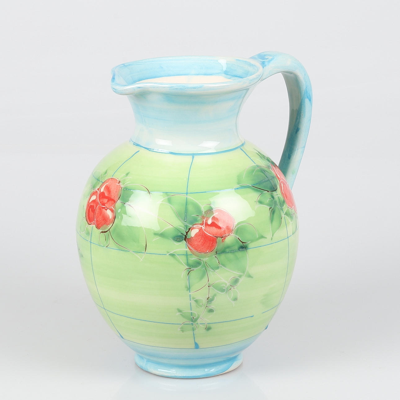 LENA LINDERHOLM. Jug, glazed earthenware.