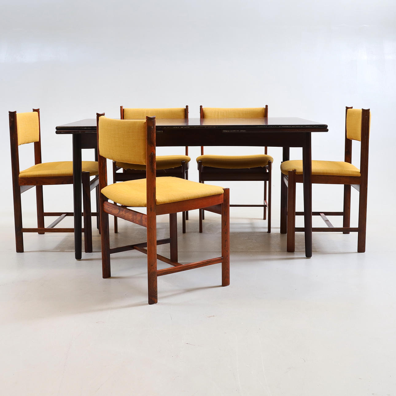 SPISESTUE, 6 dele, dansk palisander, 1960'er.