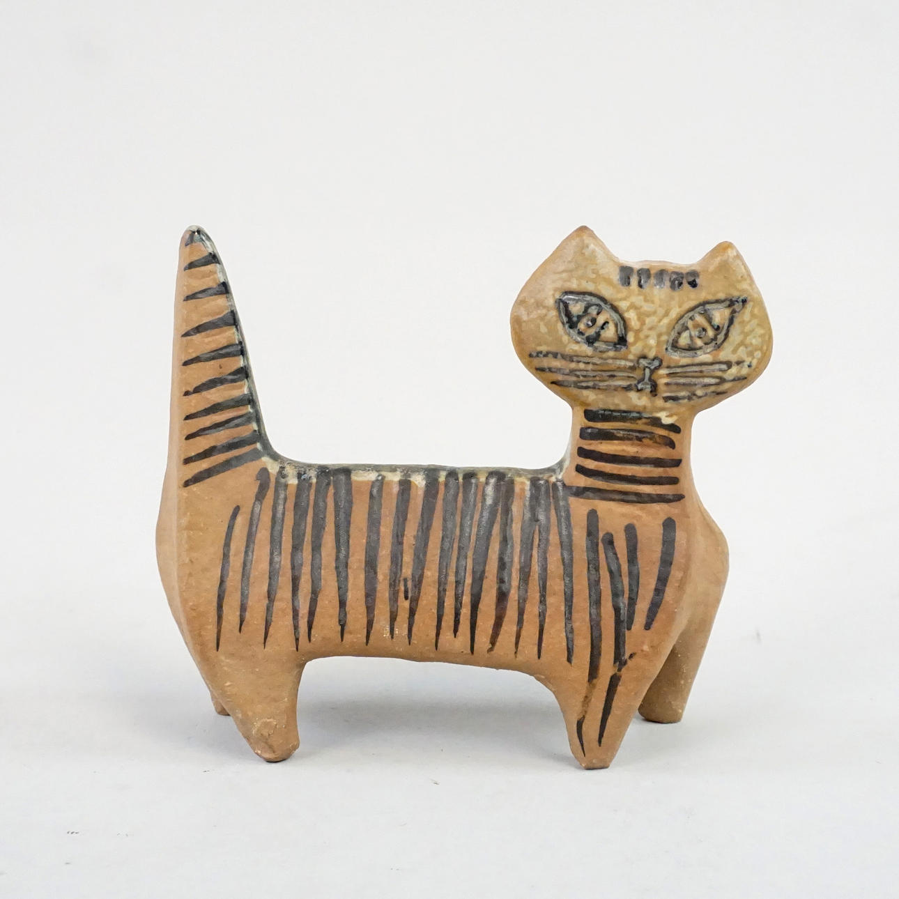 LISA LARSON. FIGUR, stentøj, Kat, Gustavsberg.