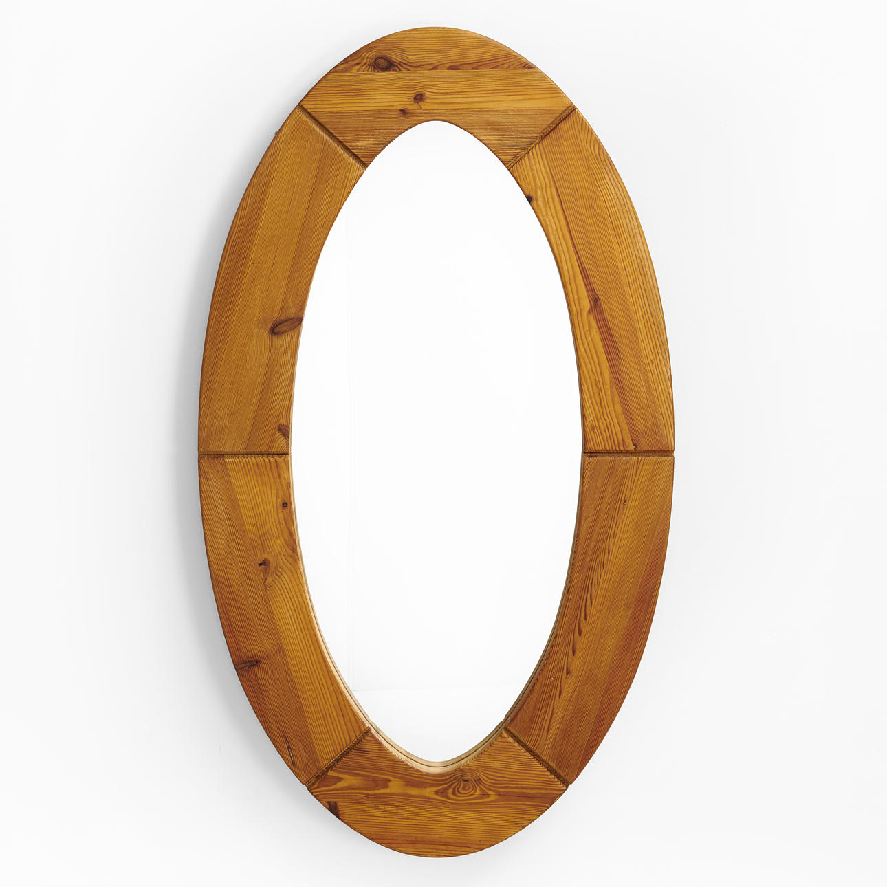 A pine mirror, model 271, Glasmäster, Markaryd, 1960s.