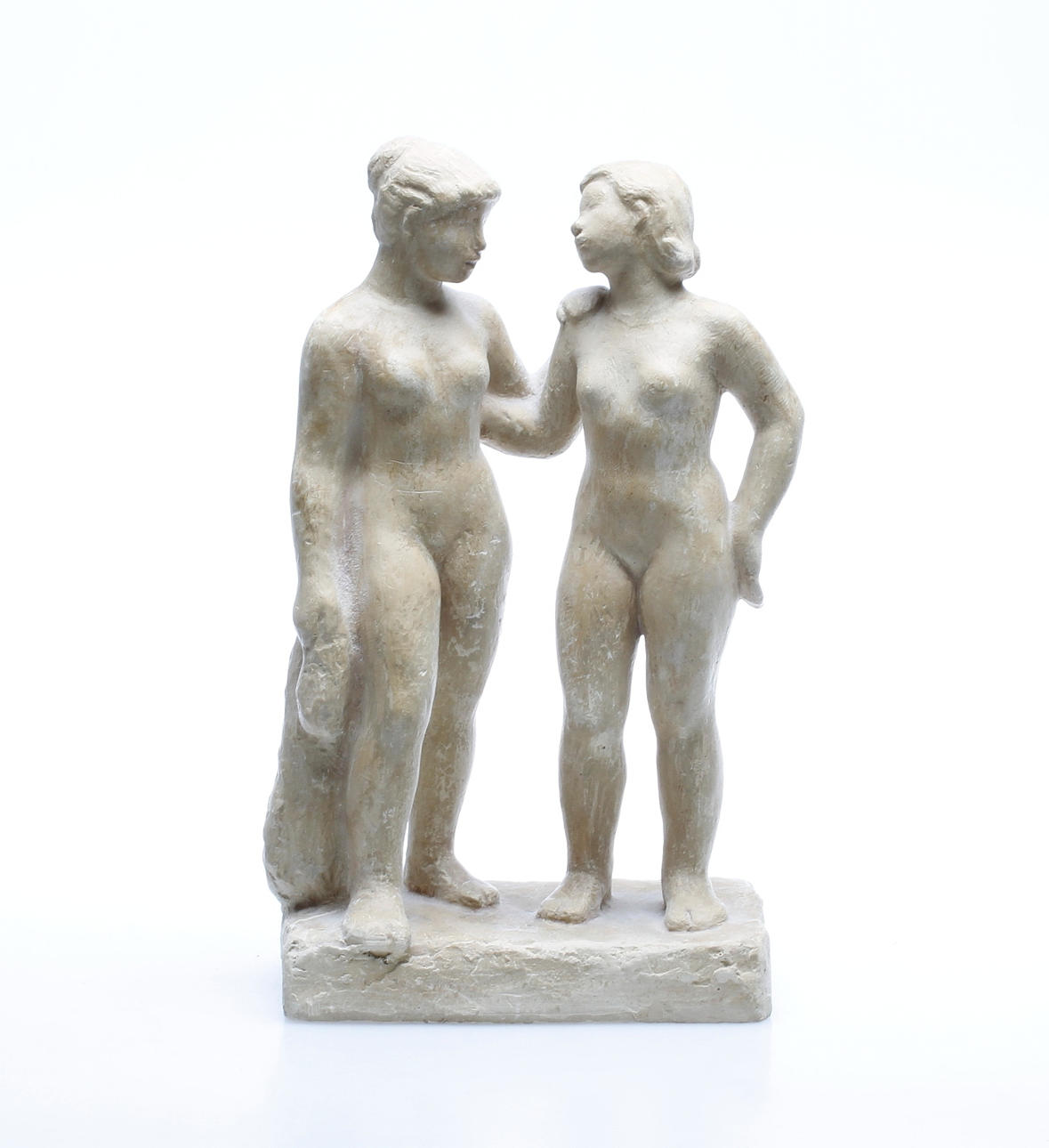 AARRE AALTONEN. TILLSKRIVEN. Skulptur, gips, signerad och daterad -51.