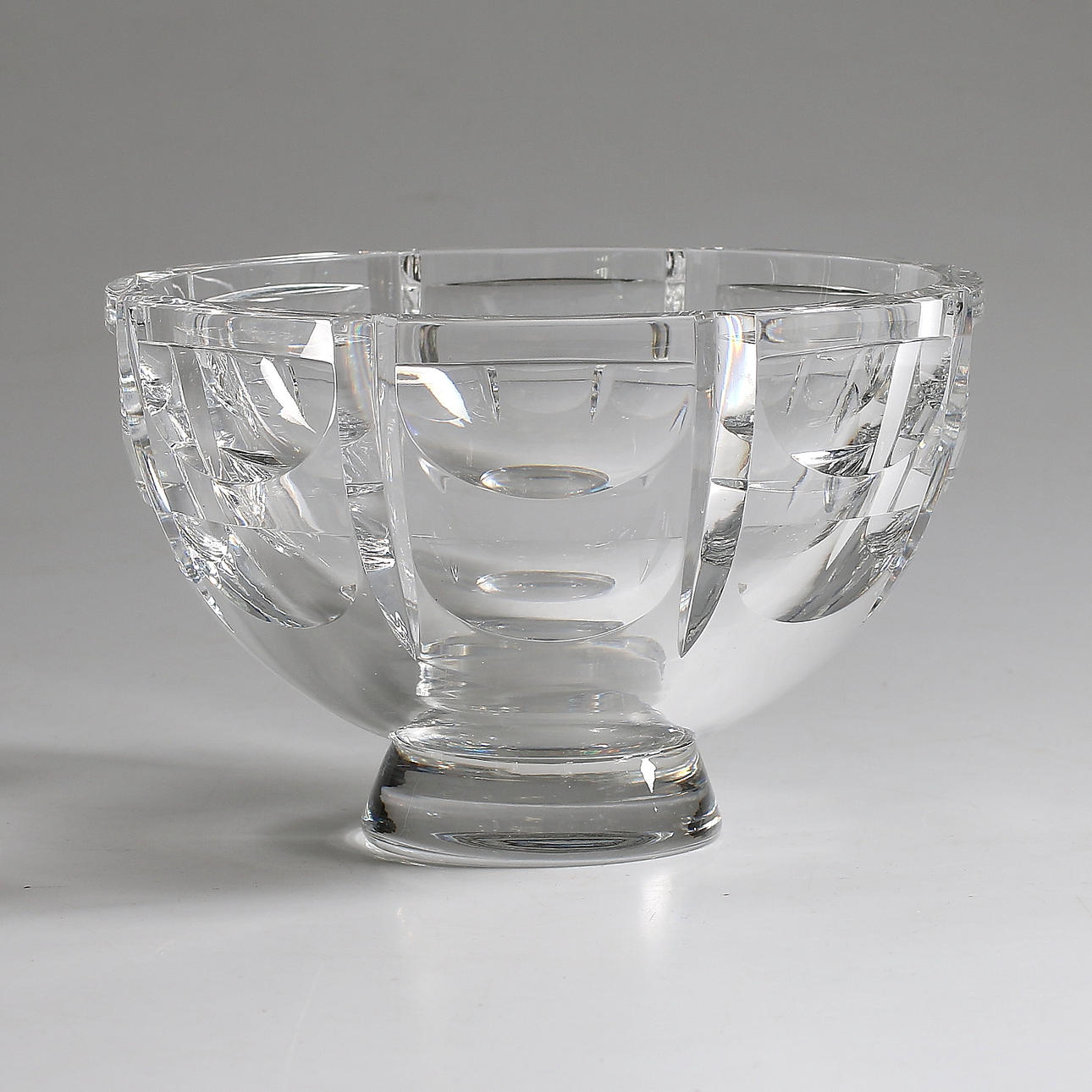 SKÅL, glas, "Tusen Fönster", signerad, Simon Gate, Orrefors.