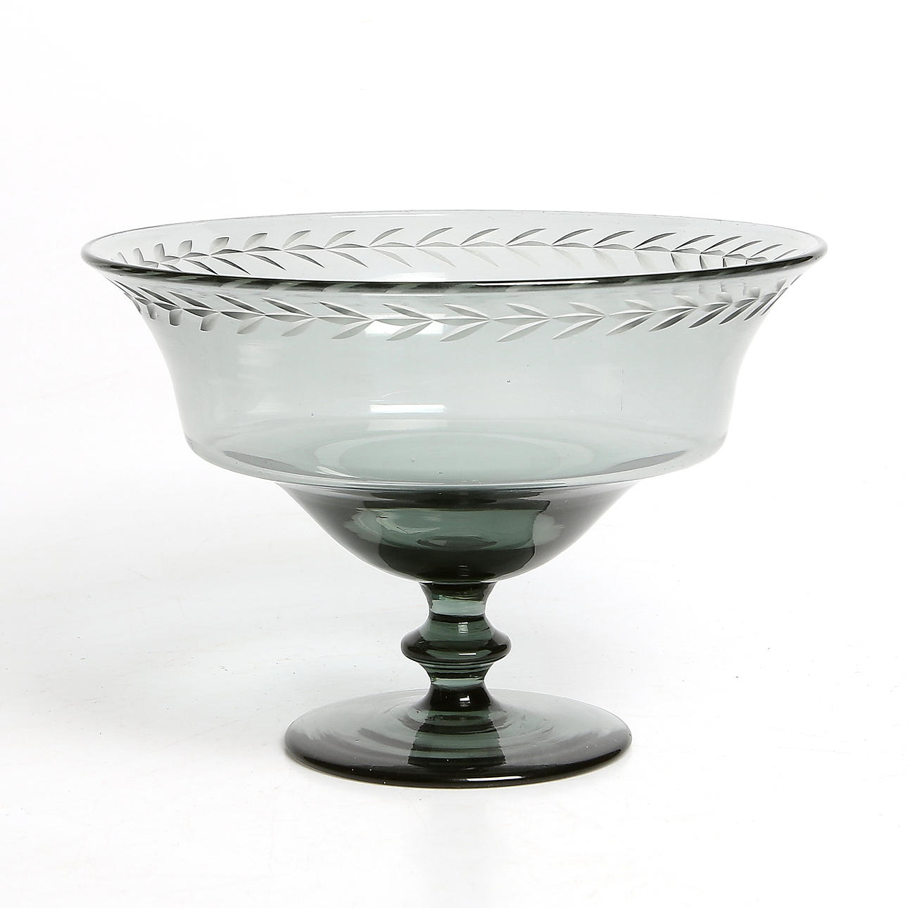 SKÅL, glas, Strömbergshyttan. 1900-talets mitt.