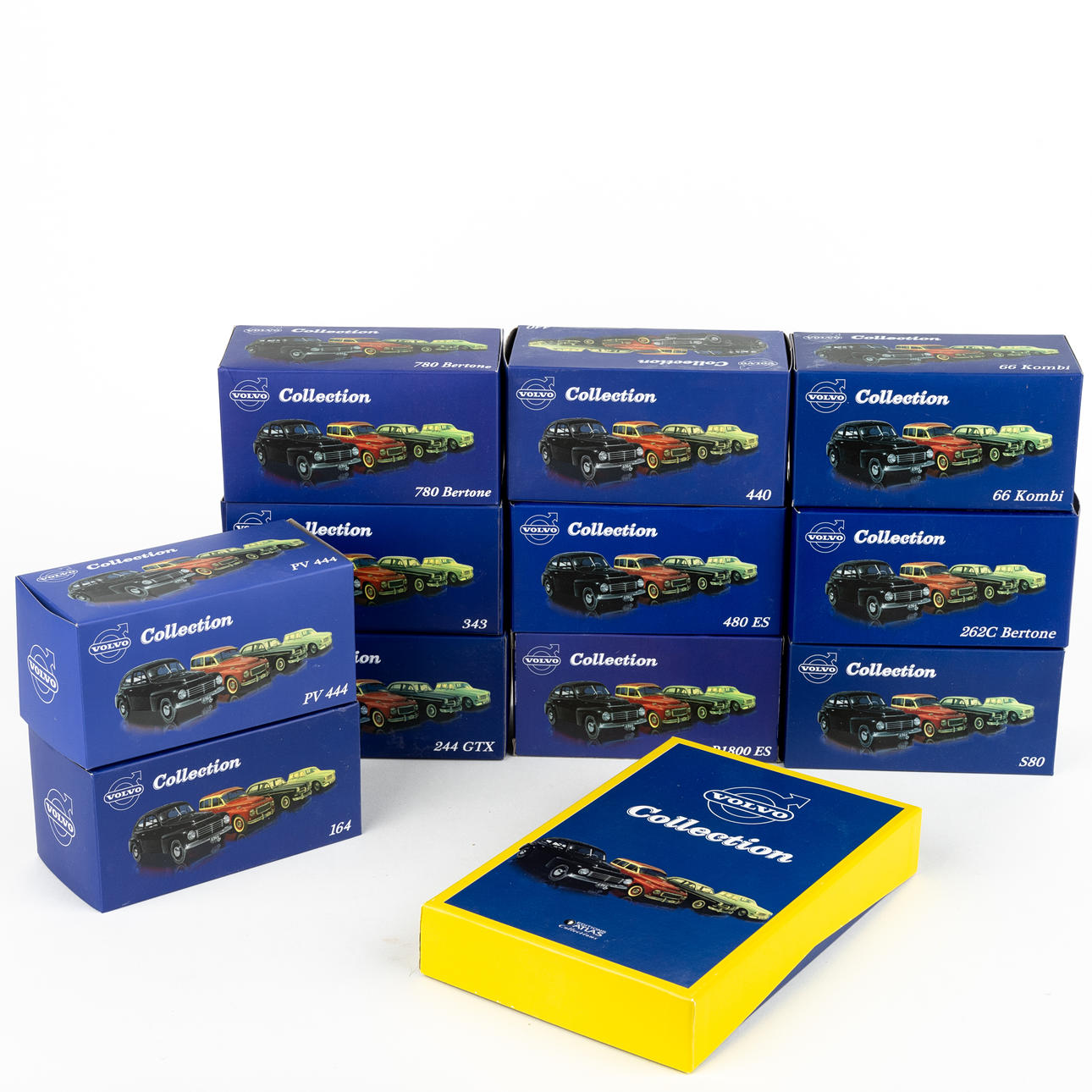 VOLVO COLLECTION, 11 st modellbilar, Edition Atlas Collections ...