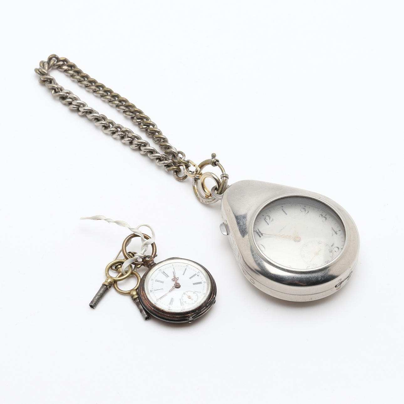 FICKUR, 2 st, silver, b.la. Zenith.