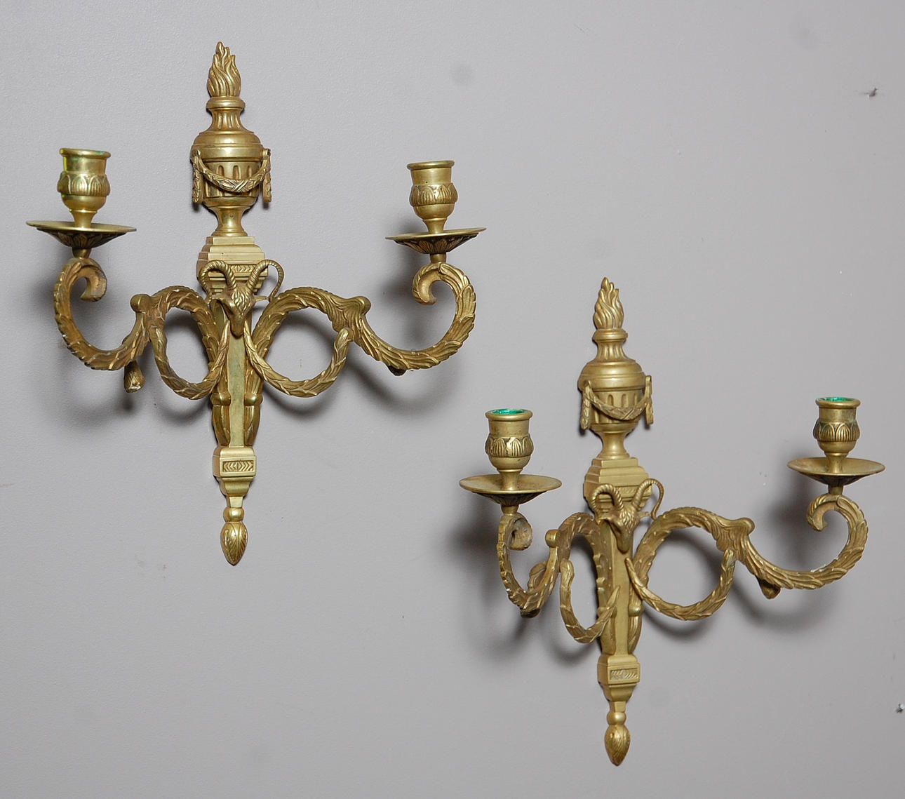 APPLIQUER, 1 par empire stil, 1900-talets första hälft.