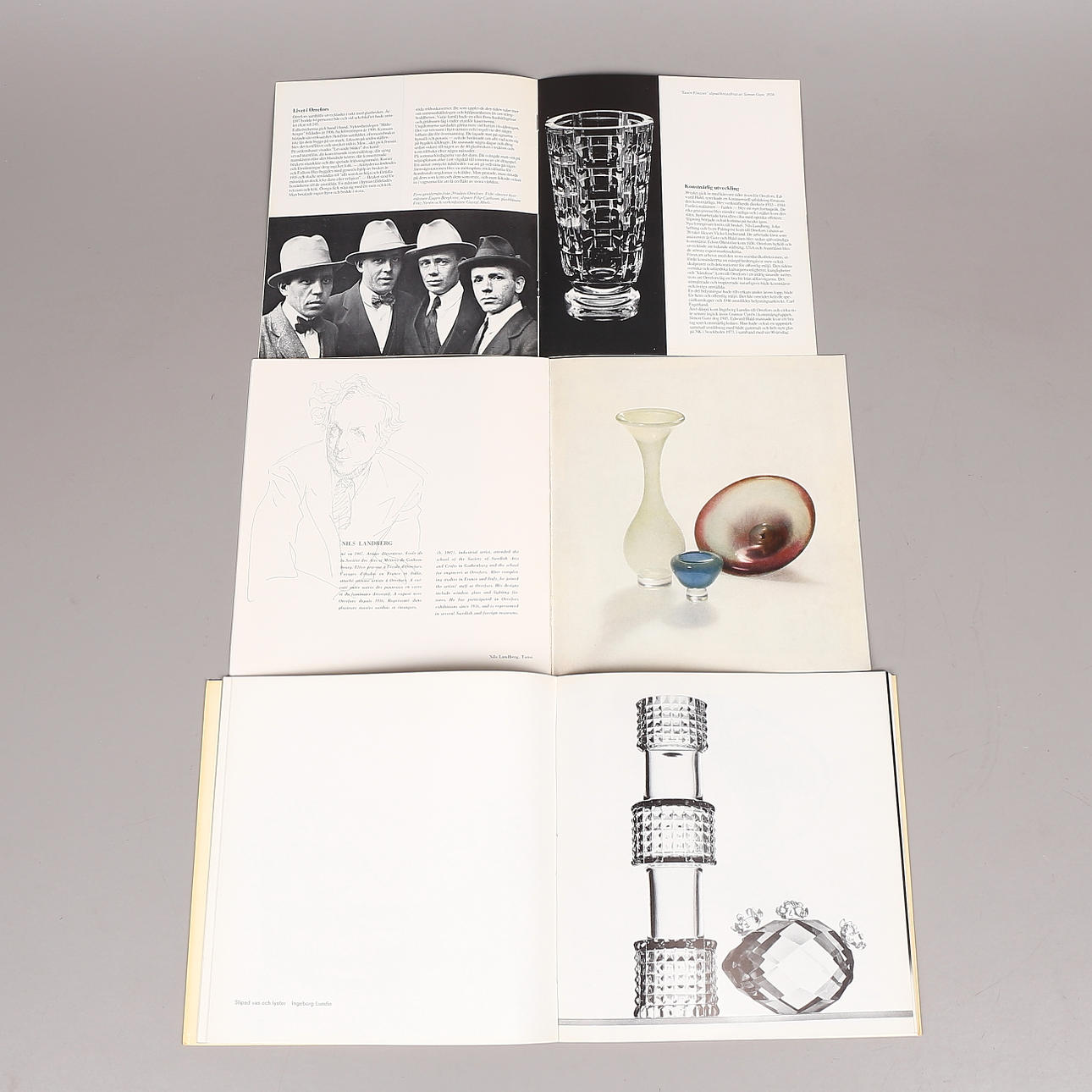 A set of 27 20th century ORREFORS glass catalogues. Books, Maps ...