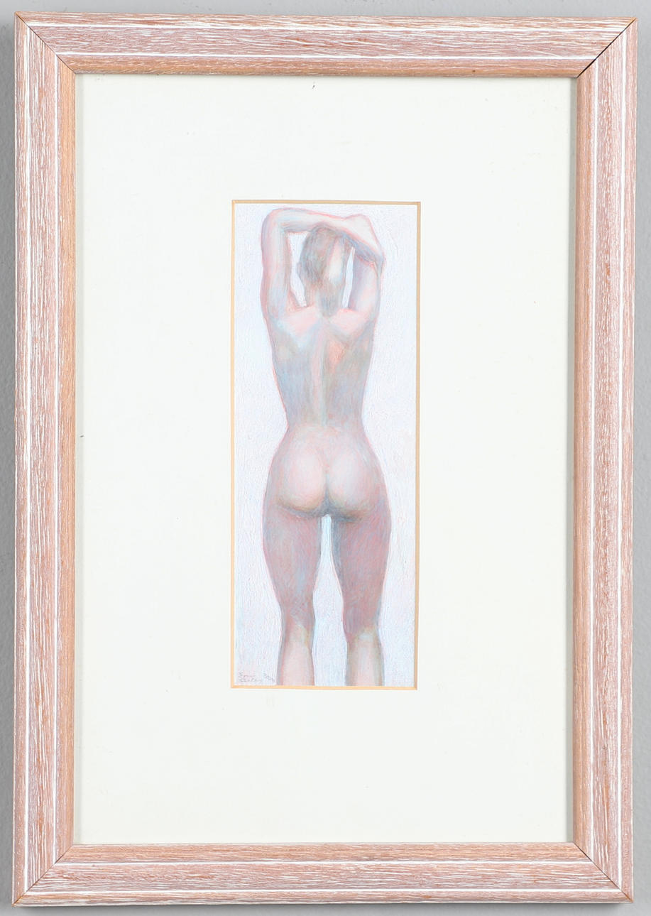 ERIC SEELEY (1951-2021). STANDING NUDE (DANCER).