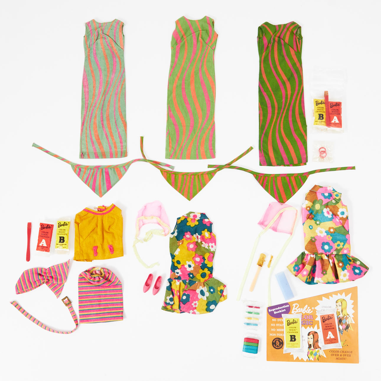 BARBIE, Outfits/Color Magic, (6), 1775 Stripes Away (3 variations