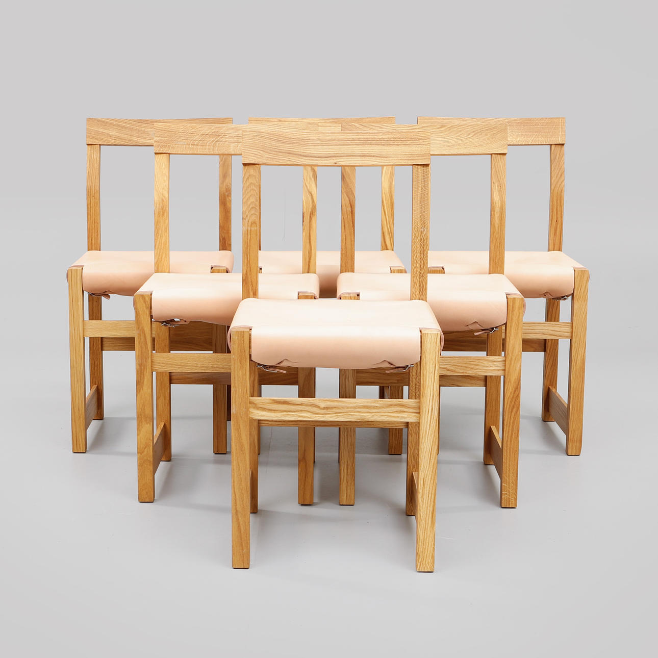 DAVID ERICSSON. Chairs, 6 pcs, “Chair V.DE.01".