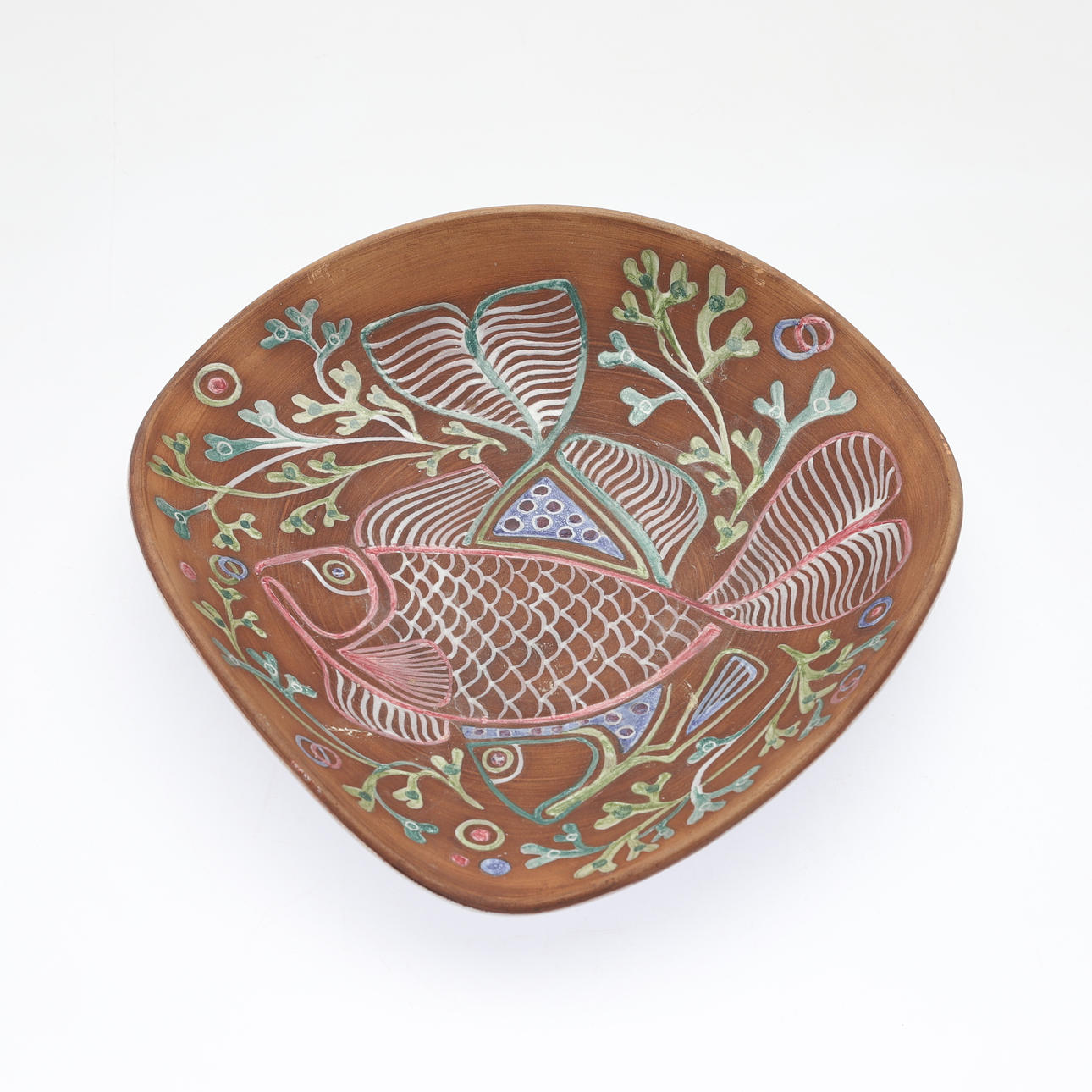 A Laholm ceramic bowl, marked Sejer P.