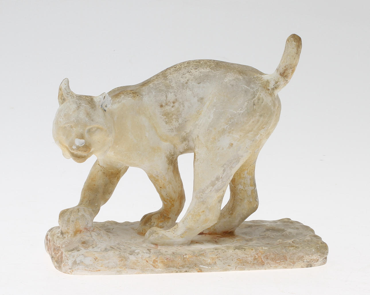 ARVID KNÖPPEL. Lokatt, gips, signerad i godset.