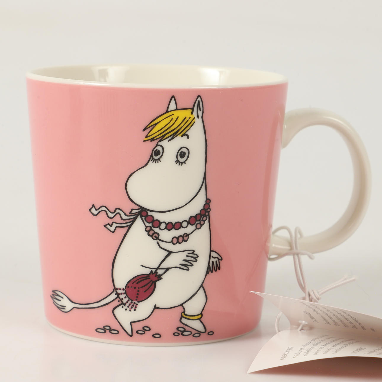 MUMINMUGG, "Snorkfröken", porslin, Arabia, Finland.