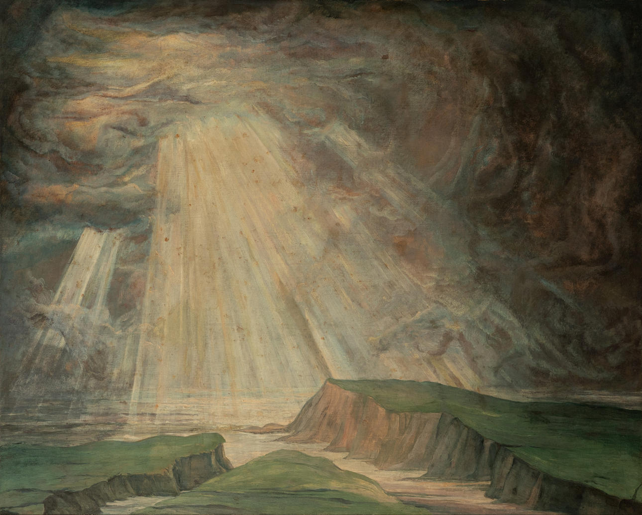 HANS GROHS (1892-1981). Norddeutsche Küstenlandschaft.