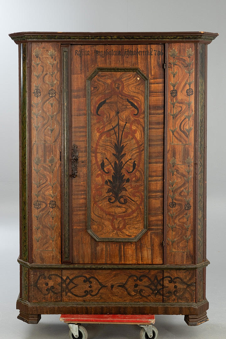 Bauernschrank, Alpenländisch, dat. 1786.