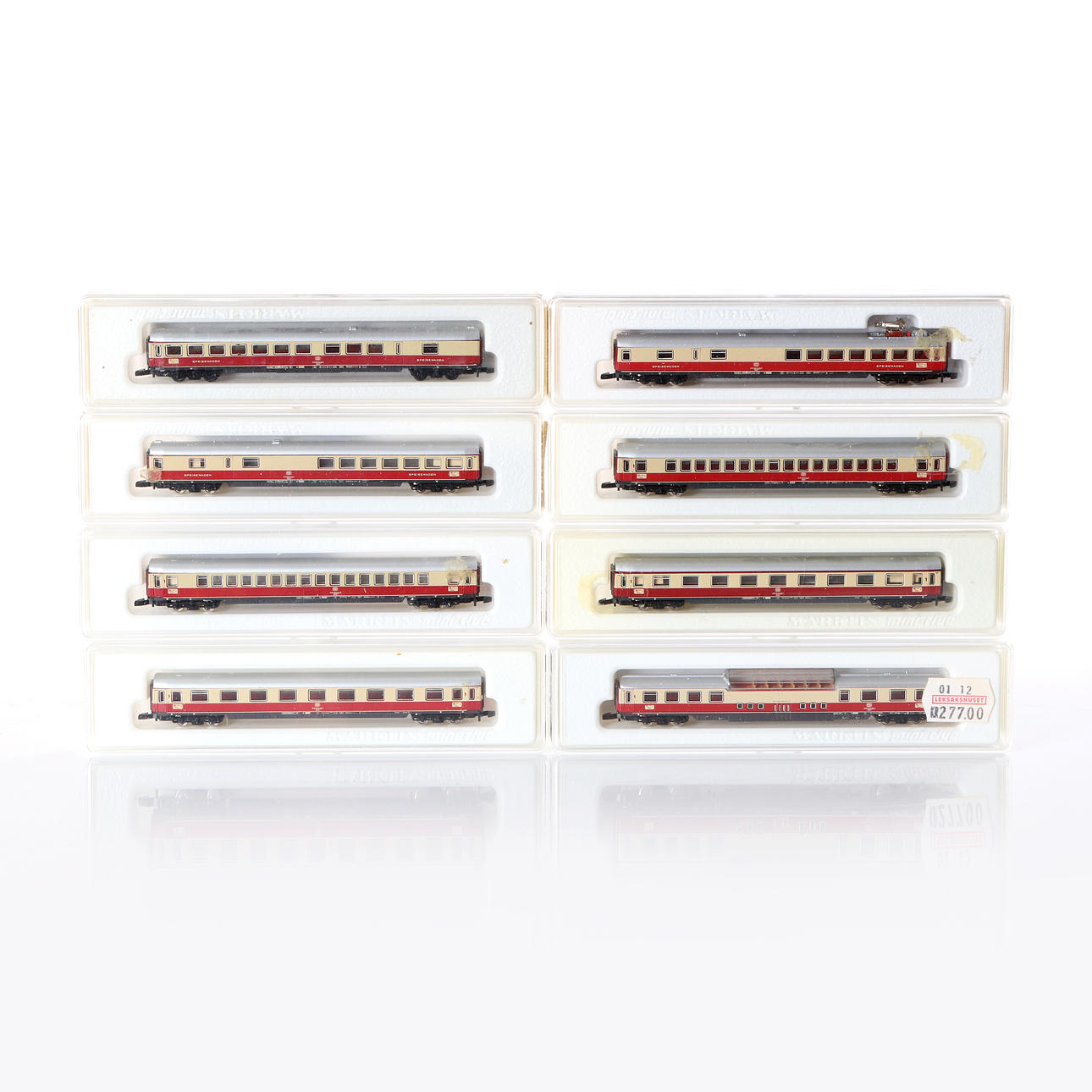 MÄRKLIN, VAGNAR, ÅTTA ST. Mini Club.