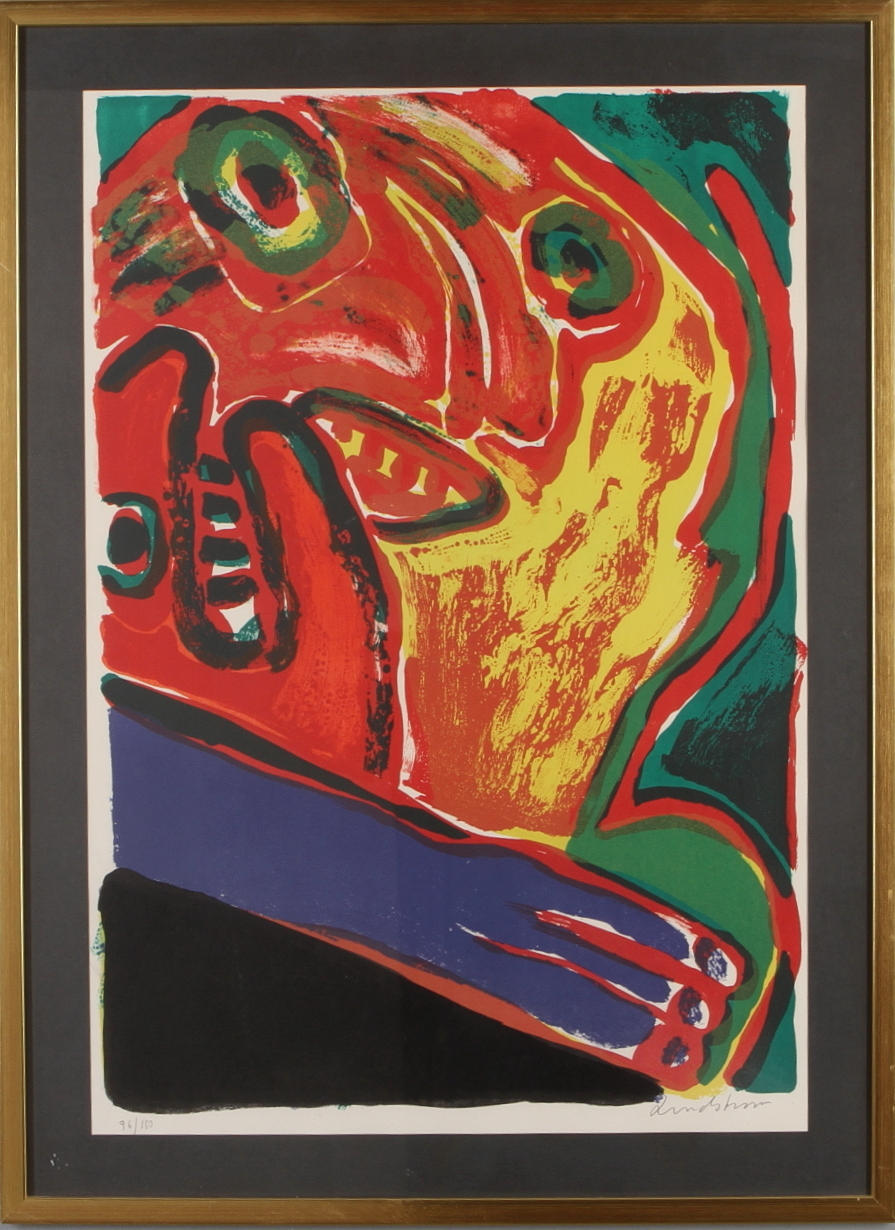 BENGT LINDSTRÖM. Komposition, färglitografi, signerad samt numrerad 96/150.