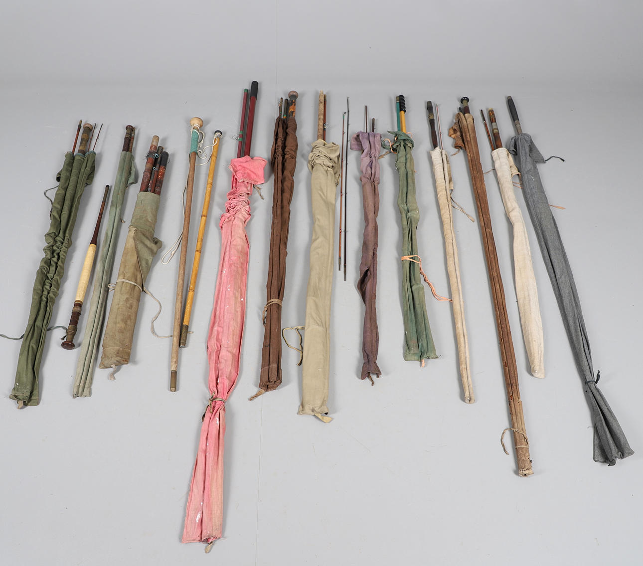 EARLY FISHING RODS INCLUDING HOLROYD & FARLOW. Collectables - Fishing ...
