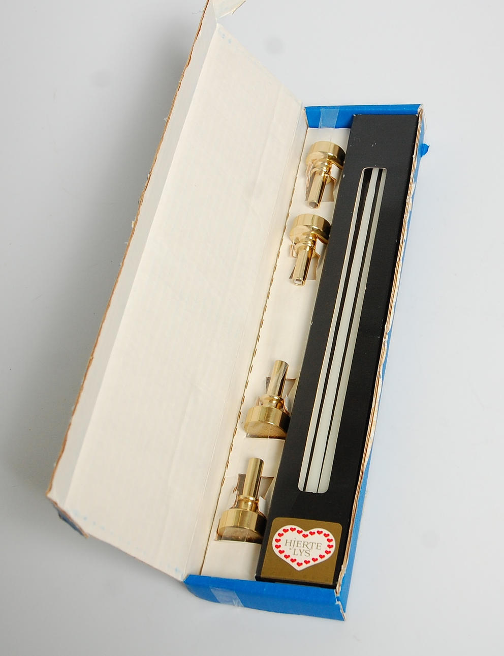 LJUSSTAKAR, 4 st Hans Agne Jakobsson Markaryd, i originalkartong med tillhörande ljus.