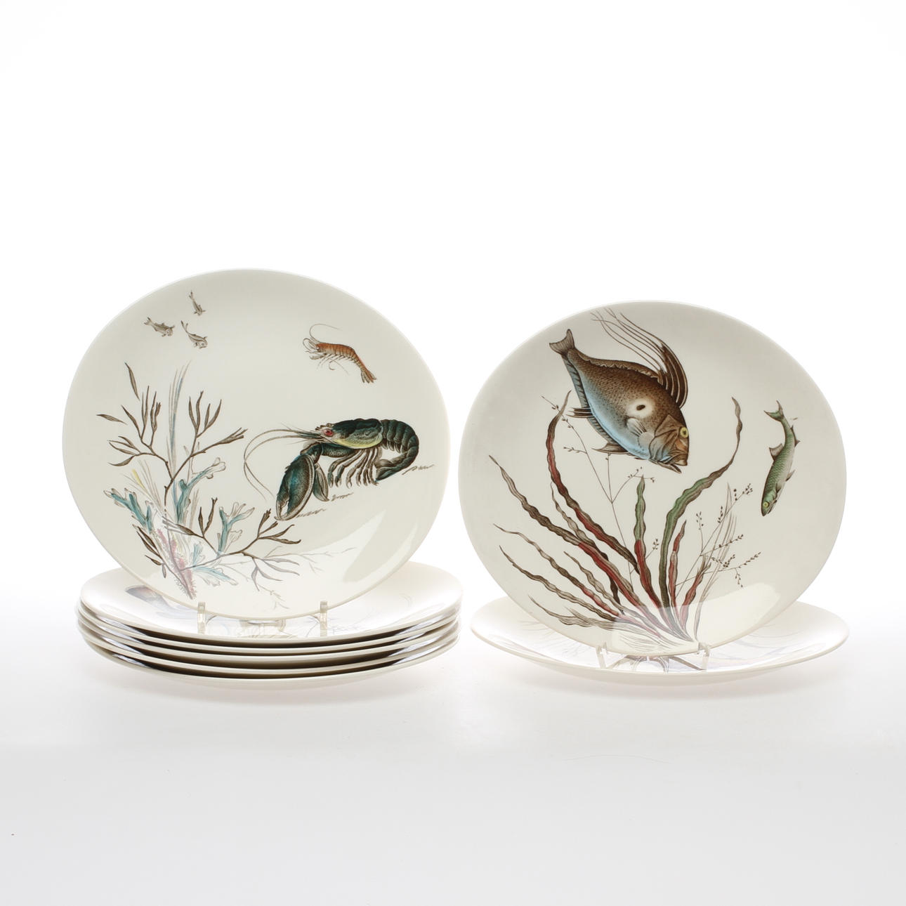 FISKTALLRIKAR, 8 st, "Fish" Johnson, Bros, England.